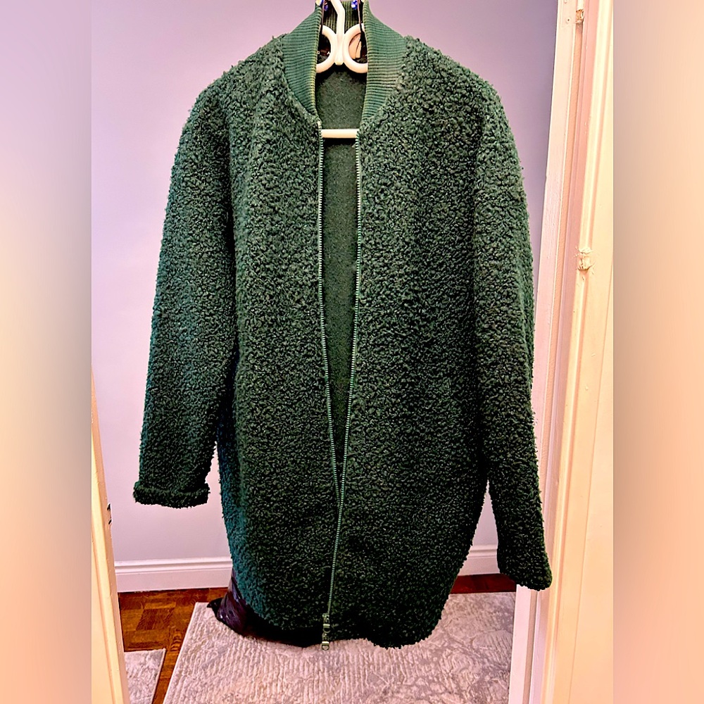 Green coat